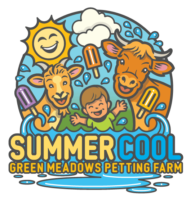SUMMER COOL FUN JUNE JULY AUGUST AT GREEN MEADOWS PETTING FARM AT LANCASTER RANCH PARK